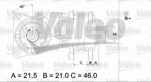 VALEO 437407 Alternator